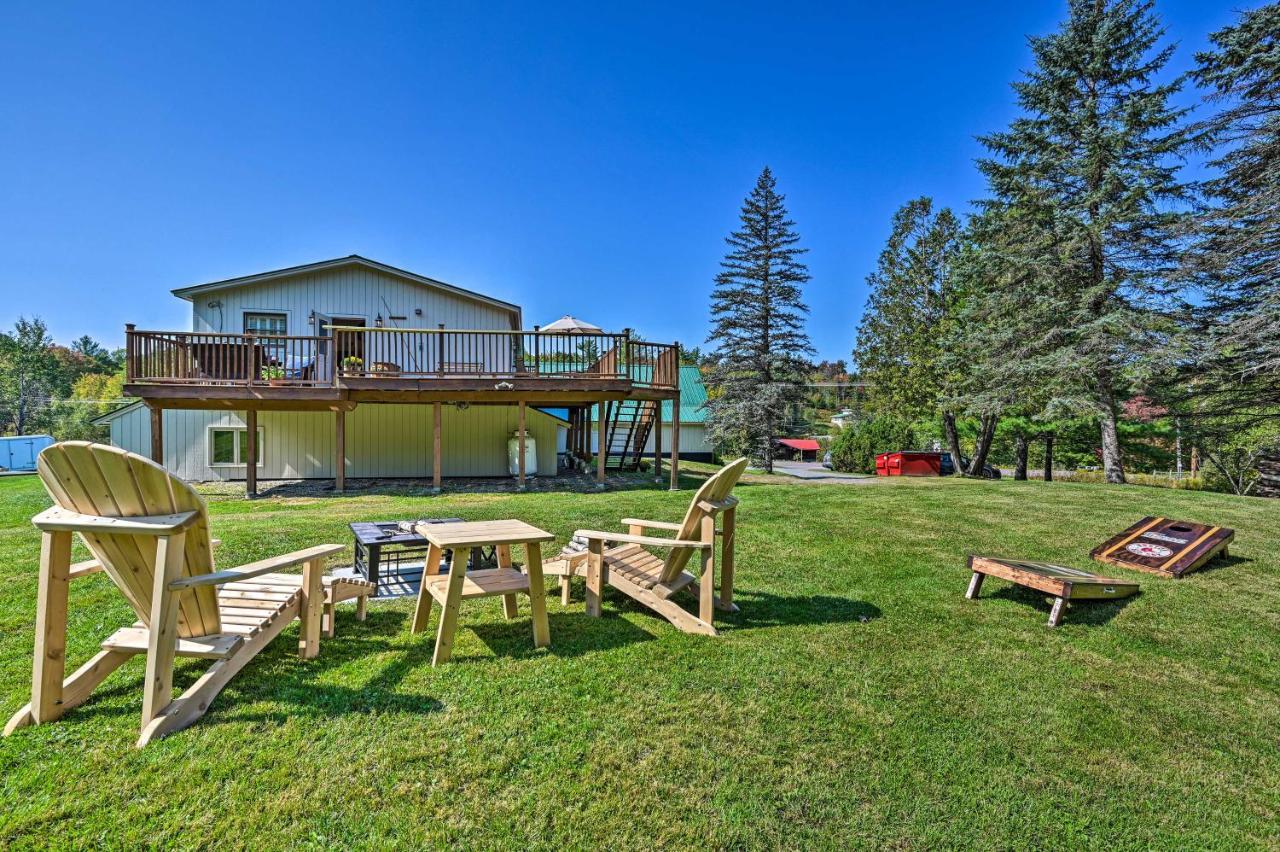 Cozy Apt With Hot Tub And Deck, 10 Mi To Stowe Resort! Exterior photo